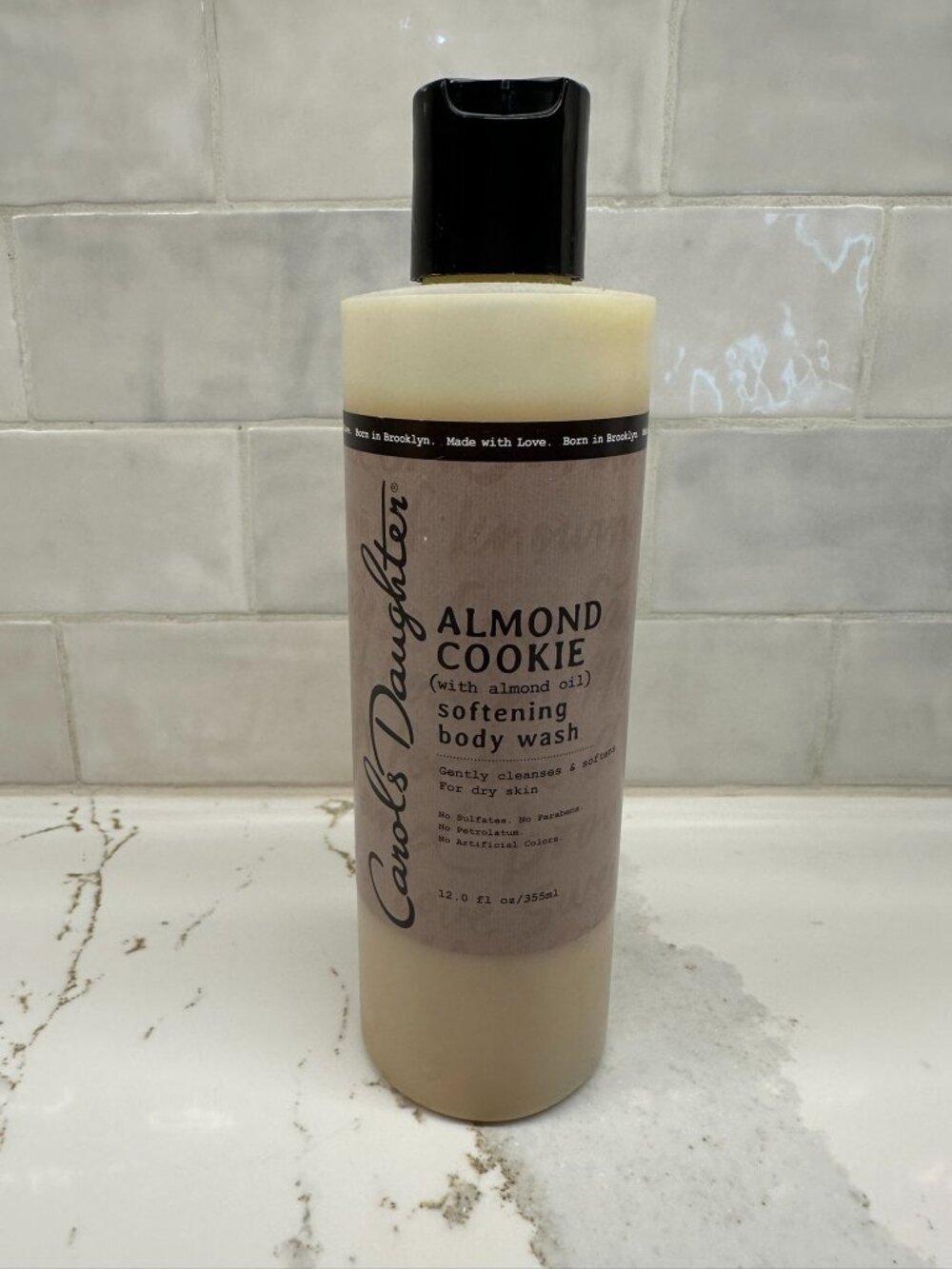 Carol's Daughter Almond Cookie ALMOND OIL SOFTENING BODY WASH 12 oz NO SULFATES